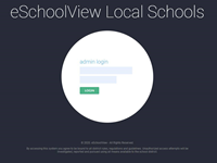 eSchoolView Local Schools - Sample of a Login page in Version 1